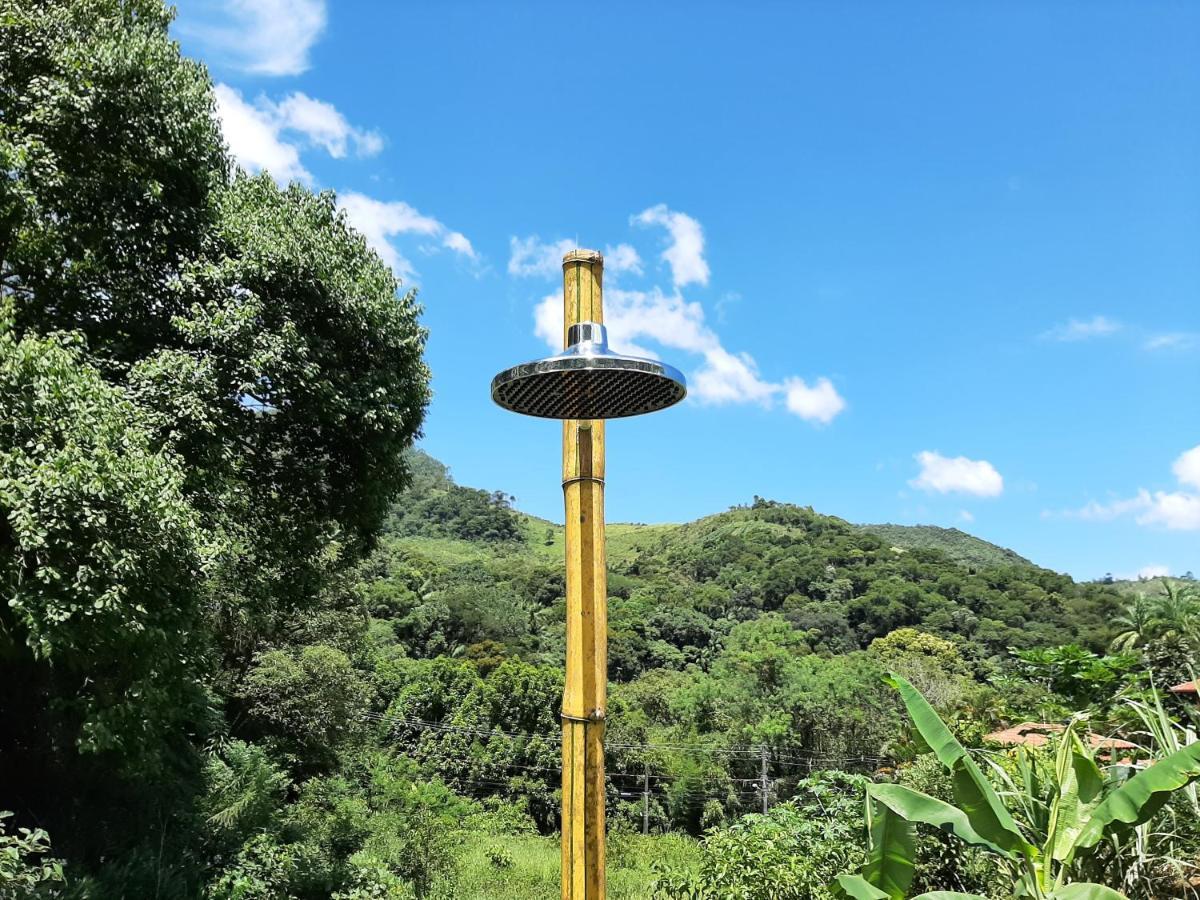Casa Rosa Lumiar, Cachoeira Particular E Fazendinha Bagian luar foto
